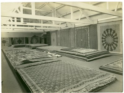 Carpet Trades, main showroom, 1923 by English Photographer